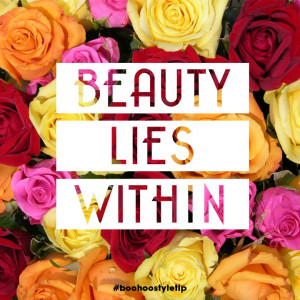 Beauty lies within so #sharethelove!