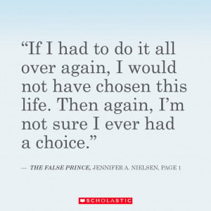 The False Prince, Jennifer A. Nielsen, page 1