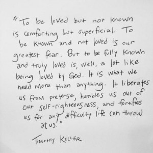 Timothy Keller quote