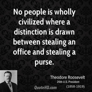 No people is wholly civilized where a distinction is drawn between ...
