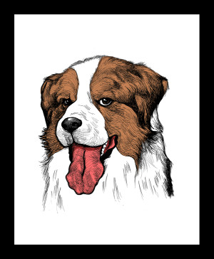 My Pet Dog Art Print $18.00 by Design by Humans