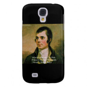 Robert Burns Famous Quote Galaxy S4 Case