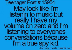 The true spy kid.