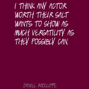 Versatility quote #2