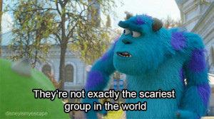 cute, life, love, monsters inc., music, quote, monters university