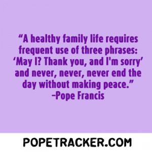 papal quote of the day pope quotes quotes Leave a comment