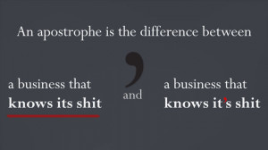 An Apostrophe Is the Difference Between...