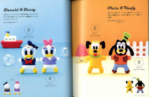 about I love Disney Felt CHARACTER MASCOTS 2 - Japanese Craft Book