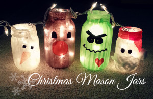 DIY Holiday Mason Jars and more at ALittleClaireification.com #recipes ...