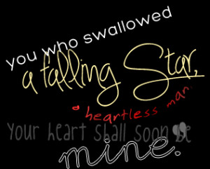 How can an angel fall if it has no wings~