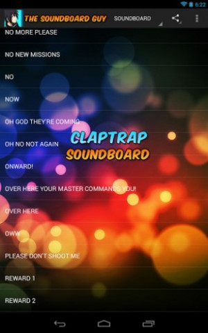 View bigger - CLAPTRAP SOUNDBOARD for Android screenshot