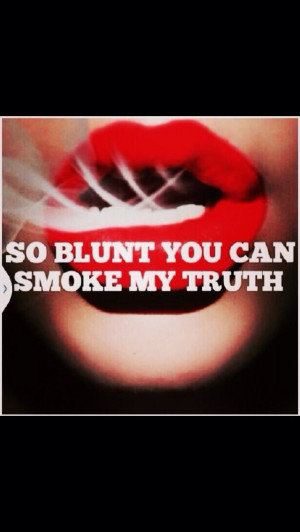 Red hot lips of blunt for blunts