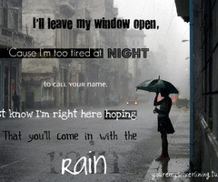Sad Rain Quotes