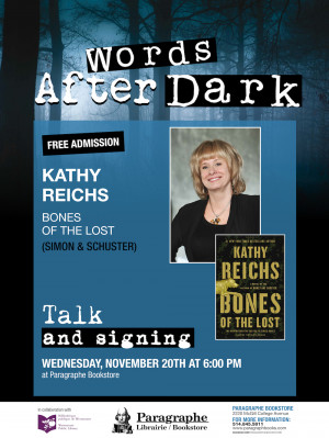 Words After Dark: Talk and Book Signing with Kathy Reichs