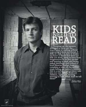Nathan Fillion - Kids need to read