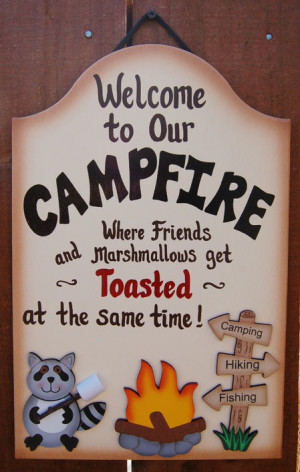 Camping Sign