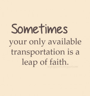 Sometimes your only available transportation