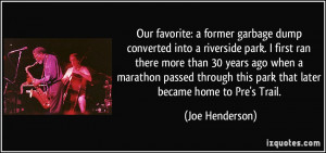 Our favorite: a former garbage dump converted into a riverside park. I ...