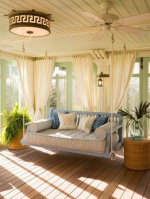 SunroomEnclosed Porch, Swing Beds, Porch Swings, Sunrooms, Mosquitoes ...
