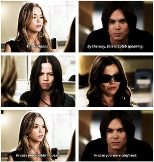 ... treat Jenna the same way, I love it. #Haleb #PrettyLittleLiars #PLL