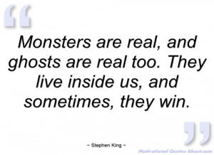 monsters are real stephen king