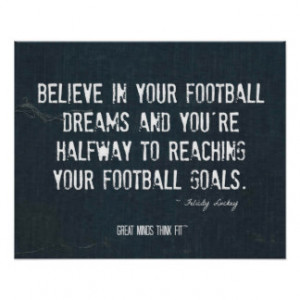 Football Motivational Quotes Posters & Prints