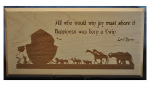 Personalized Noah's Ark Plaque