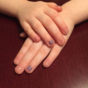 These Sly as a Fox Jamberry nail wraps are so cute on my niece! # ...