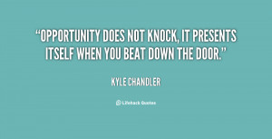Opportunity Knocks Quotes Preview quote