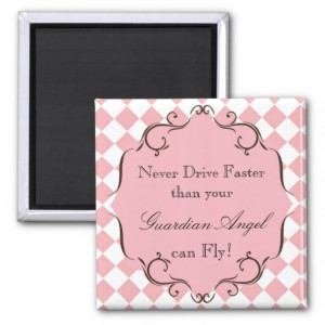 Guardian Angel Quote Magnet