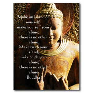 Zen Buddhist Quote, Saying and Words of Wisdom Postcard