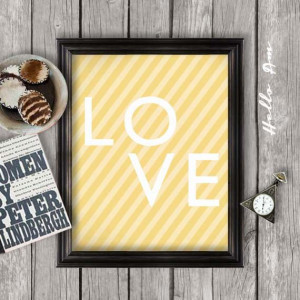 LOVE Nursery art Wall decor quote print printable quote by HelloAm, $5 ...