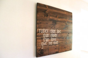 Custom quote sign Wooden Sign Wall Decor Wall by SignsFromScraps, $140 ...