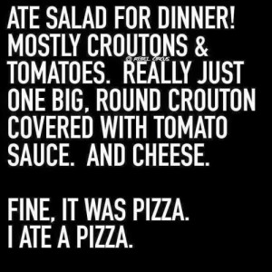 Pizza Salad Meme