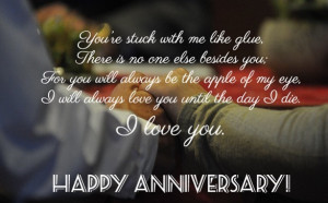 ... couple in all the land. May your Anniversary be Happy and Grand