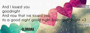 Kiss you goodnight Profile Facebook Covers