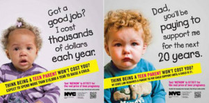 New York's teen-pregnancy ads (nydailynews.com)