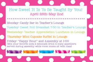 Teacher Appreciation Ideas-Gifts, Doors, Themes & More