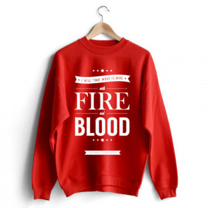 Daenerys Quotes 'Fire and Blood' Hoodie