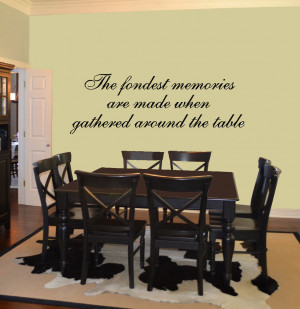 The Fondest Memories Are Made...Vinyl Wall Art Quote Lettering Decor ...