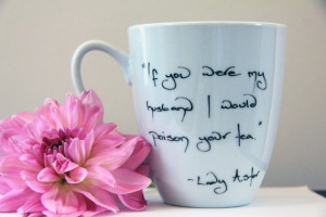 Coffee Cup - Poison Husband Winston Churchill Tea Mug Quote
