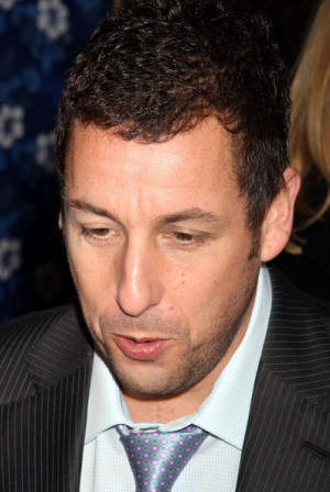 Adam Sandler Celebrities at the 'Just Go With It' premiere in New York ...