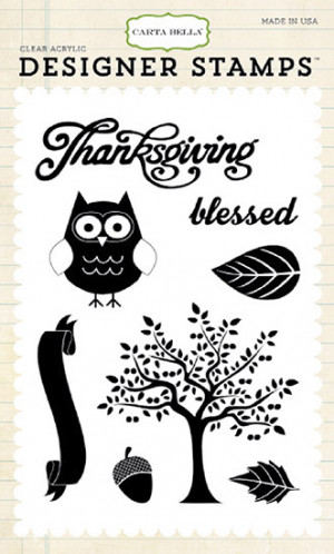 ... Perfect Autumn Collection - Clear Acrylic Stamps - Thankful Blessing