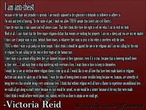 ... Hate And Prejudice It Spreads….. - Victoria Reid ~ Religion Quote