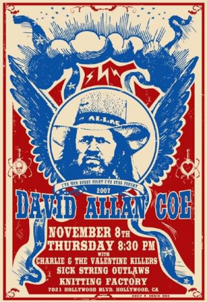 Discussions → David Allan Coe @ Knitting Factory Hollywood 11/8