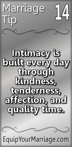 ... every day through kindness, tenderness, affection, and quality time