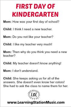 ... quotes at: www.facebook.com/... #parenting #kindergarten #humor More