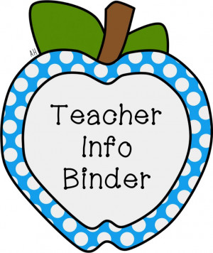 File Folders, Teacher Info Binder, and How We Get Home {Optimum ...