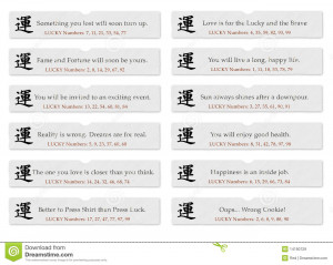 Imágenes de archivo libres de regalías: Refranes de la galleta de ...