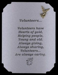 Volunteer Thank You Cards | Inspirational Poems With Pins More